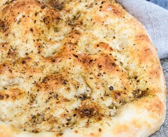 Tyrkisk pide med za’atar