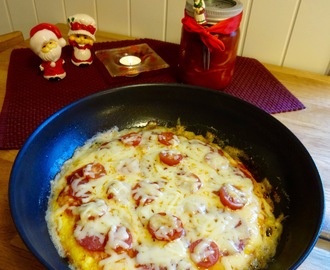 Pepperbiff med bakt potet, stekte grønnsaker & rosepeppersaus ✿