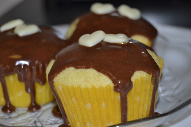 Cupcakes med vaniljekesam og lime