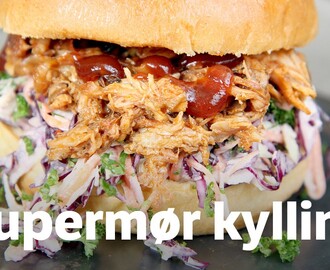 Revet kylling à la «pulled chicken»