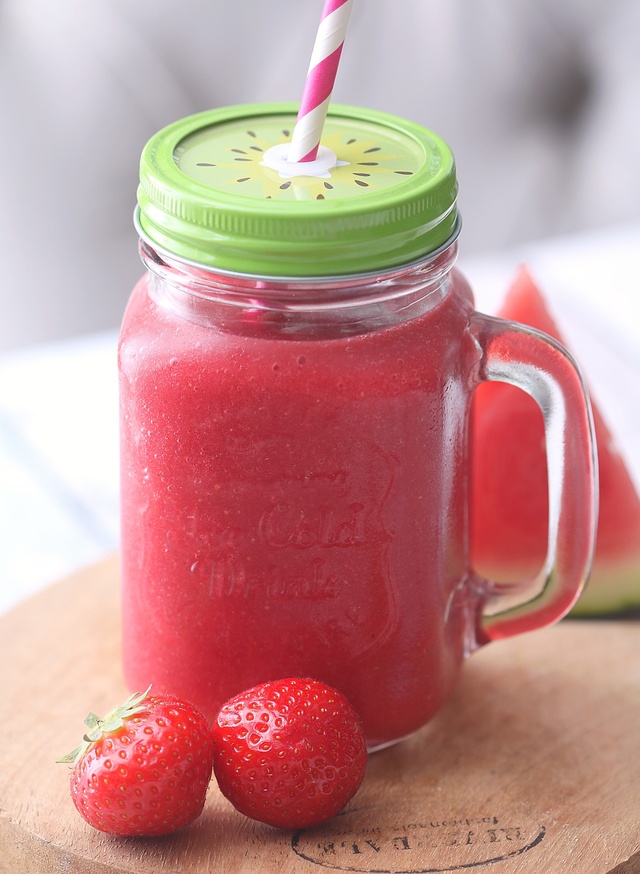 Forfriskende vannmelon-smoothie