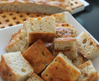 Kaldhevet foccacia