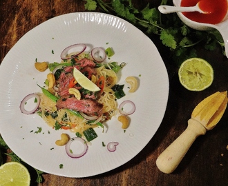 Asian Noodle Salad with Beef