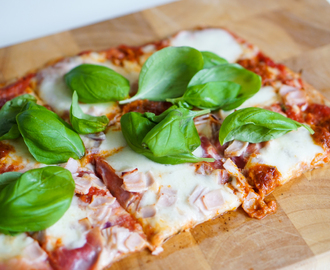 SUNN PIZZABUNN MED COTTAGE CHEESE