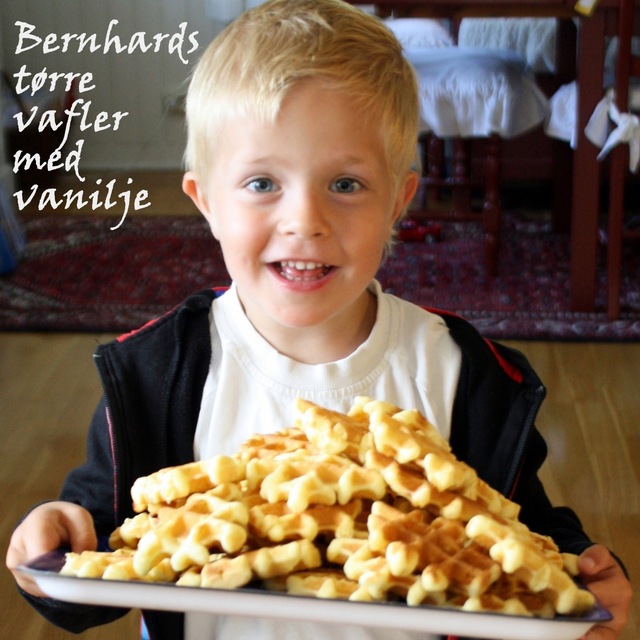 Bernhards tørre vafler med vanilje