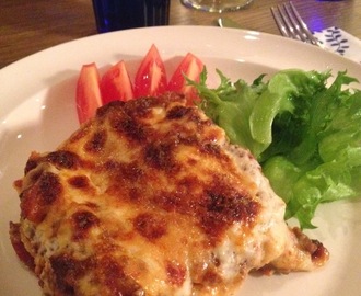 Lasagne med sopp og squash