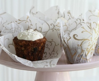 Banana Muffins & Banana cream cheese frosting