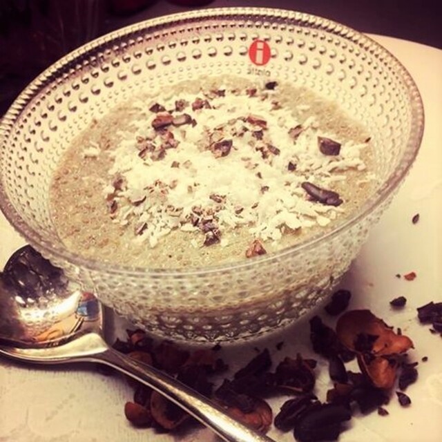 Buddha bowl og Chai latte chiapudding