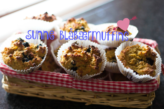 Sunne blåbærmuffins