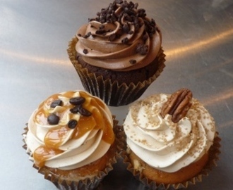 SUPERFANTASTISKE "Caffe Latte Cupcakes"