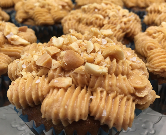 Banana & peanutbuttercupcakes