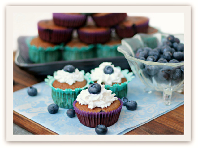 Deilige blåbærmuffins - uten sukker, gluten og meieriprodukter! :)