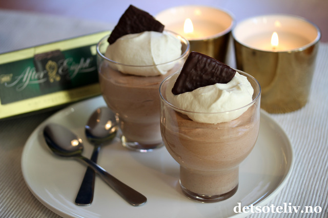 After Eight sjokolademousse