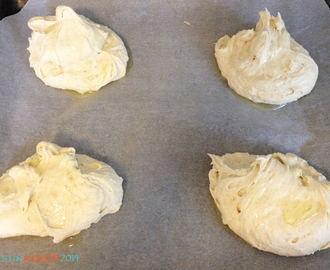 Bakepulverdeig 1: Focaccia med sitron og rosmarin