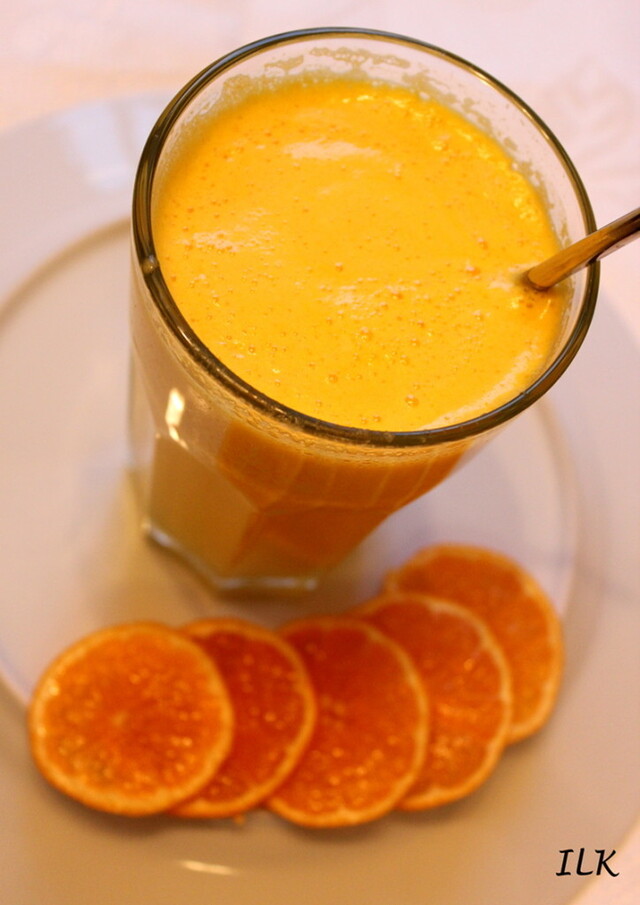 Klementin- og appelsinjuice!