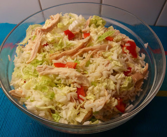 Kyllingsalat med ris & hjemmelaget Thousand Island dressing ღ☼