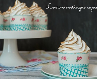 Lemon meringue cupcakes