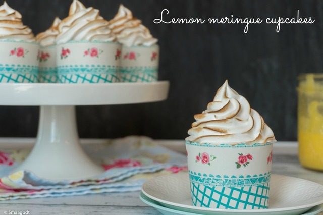 Lemon meringue cupcakes