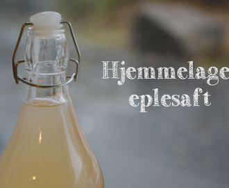 Oppskrift: hjemmelaget eplesaft