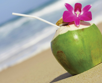 Hvordan åpne en ung grønn kokosnøtt!