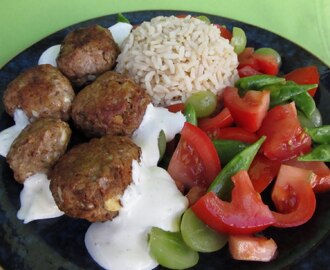 Kyllingboller Kebab