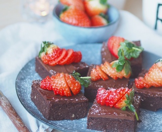 Sukkerfri brownies med søtpotet