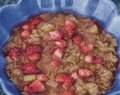 Rabarbrasuppe med jordbær