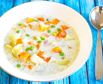 Vegansk fiskesuppe