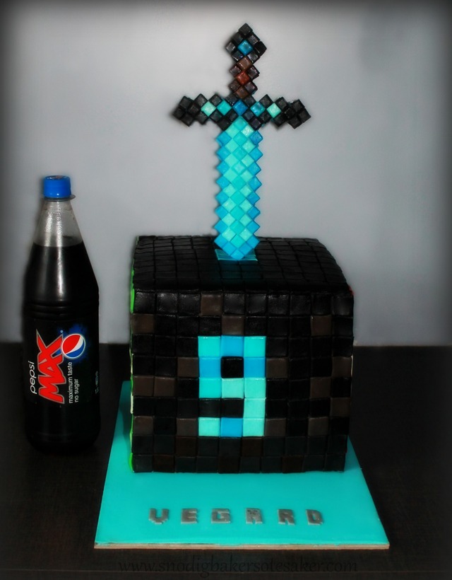 Minecraftkake / Minecraft cake