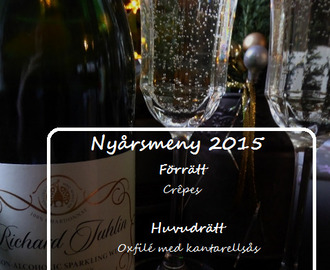 3-rätters nyårsmeny 2015