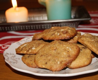 Utrolig gode cookies med sjokolade og nøtter