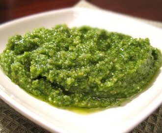 Hjemmelaget pesto