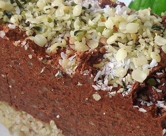 Raw food sjokolade & hampfrøkake