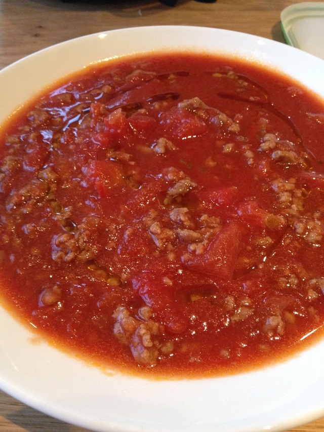 Mektig tomatsuppe