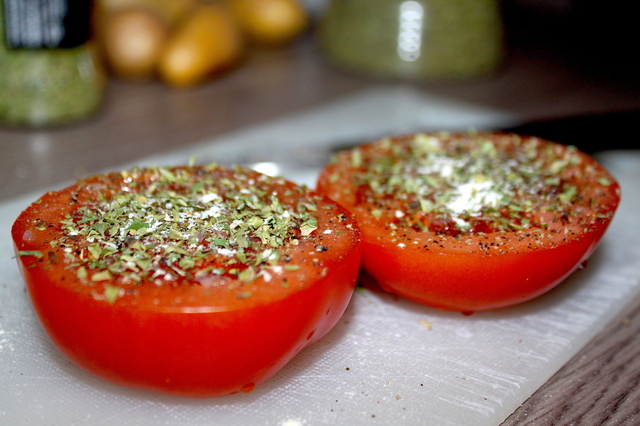 Ovnsbakt, krydret tomat på 1-2-3