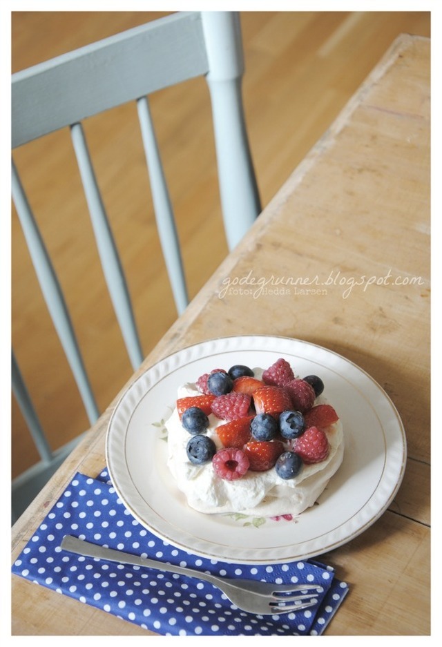 Pavlova -verdens beste kake