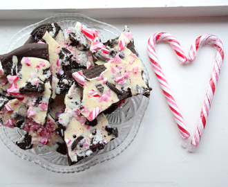 Oppskrift: Oreo-candy cane bark