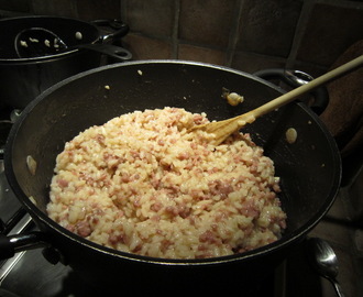 Risotto con la salsiccia