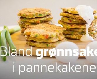 Grønnsakpannekaker