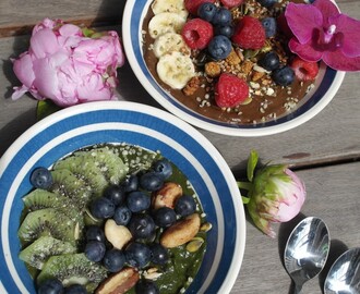 2 smoothie bowls