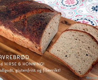 Havrebrød med hirse og honning