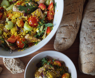 Couscous-salat.