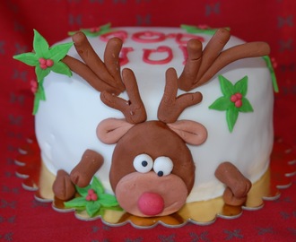 Rudolf er rød på nesen kake