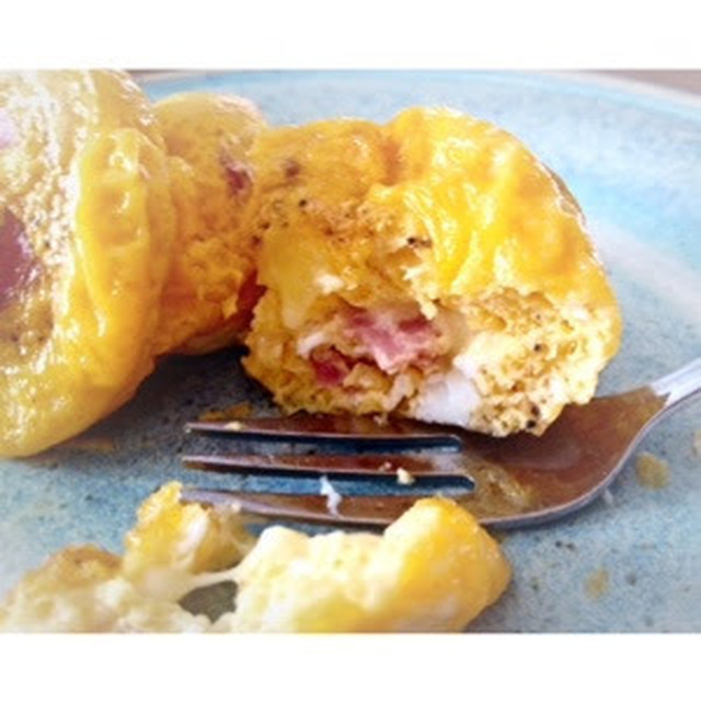 Eggmuffins med ost og skinke