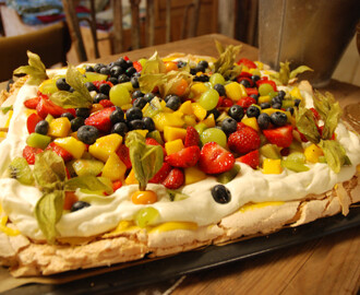 Verdens beste pavlova med lemoncurd