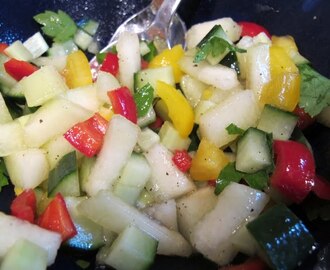 Frisk sommersalat med melon