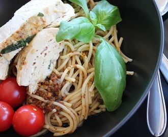 Tomatsaus med Portobello