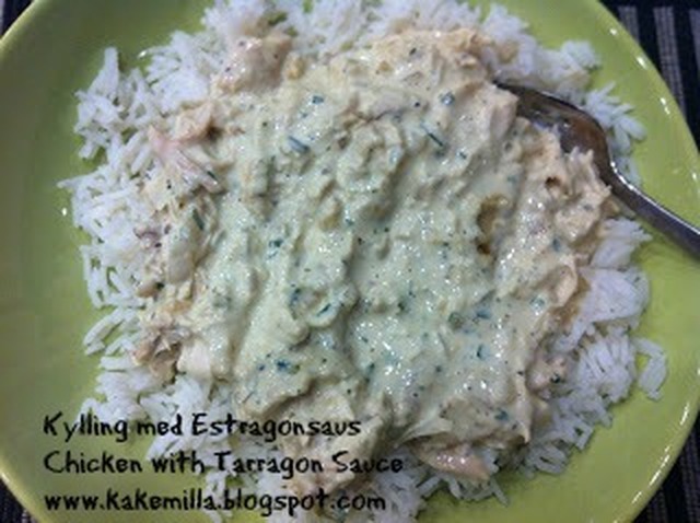 Kylling med Estragonsaus / Chicken with Tarragon Sauce