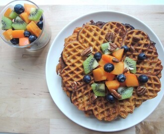 SWEETPOTATO WAFFLES!