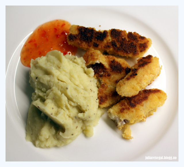 Hjemmelagde fiskepinner (glutenfrie)